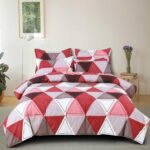 Ginnora Elite Red With Multicolor Bedsheet