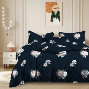 Dark-Blue-colour-Bedsheet