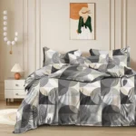 Gray Multi color bedsheet