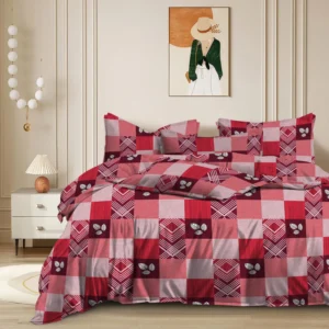 Red Colour Bedsheet