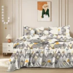 Yellow bedsheet Multi colour Bedsheet