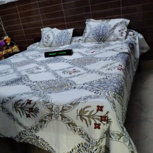 White colour bedsheet